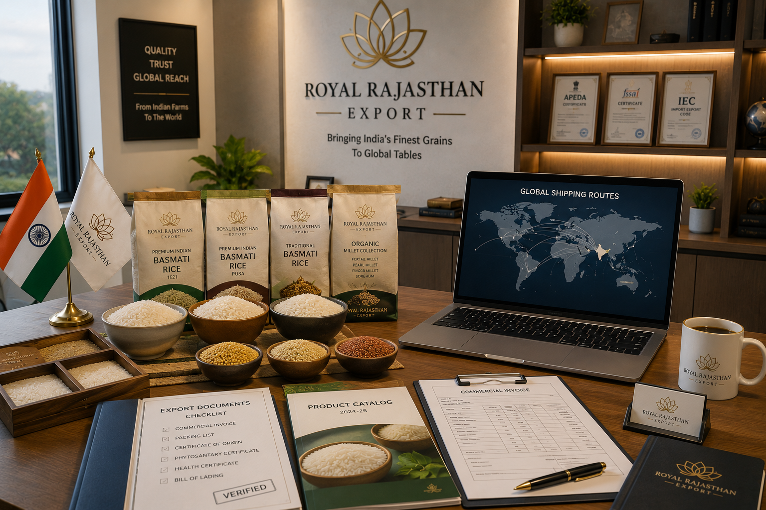 Royal Rajasthan Export product portfolio