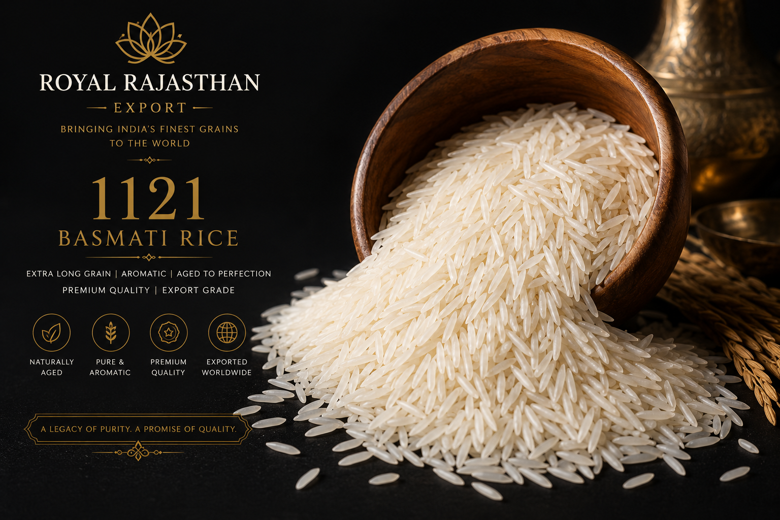 1121 Basmati rice exporter India